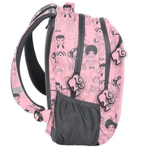Iskolai hátizsák Barbie Rózsaszín-szürke-5